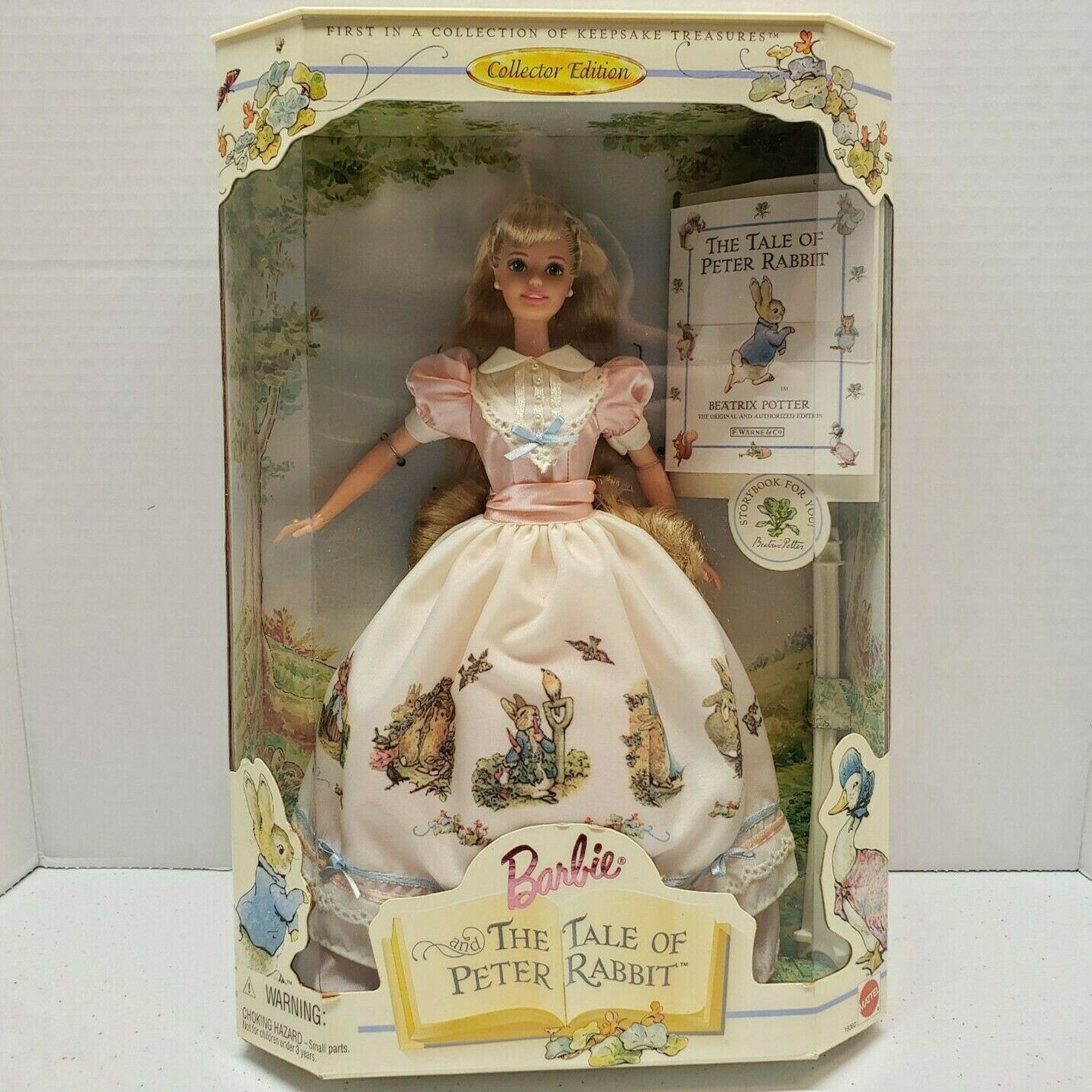 Mattel Barbie Tale Of Peter Rabbit Keepsake Treasures Collector Edition 1997 New
