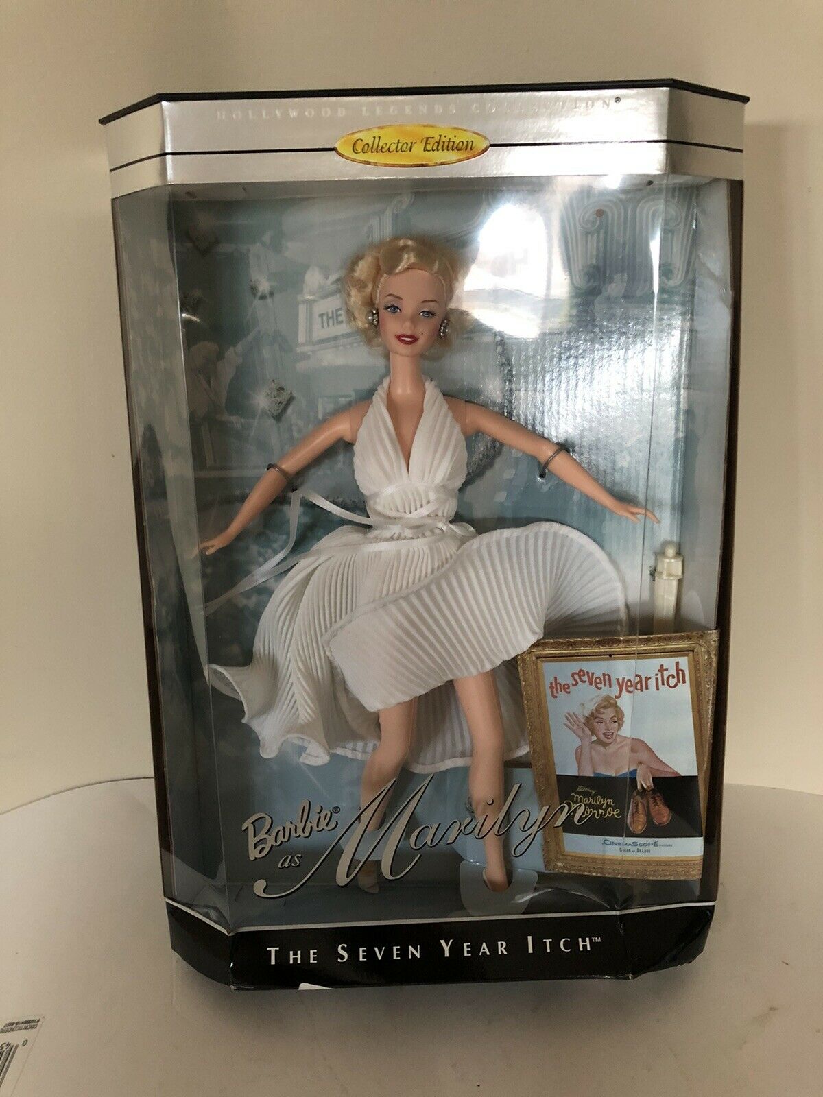 Authentic Barbie Collectors Edition Marilyn Monroe Nrfb Box Damaged- B11
