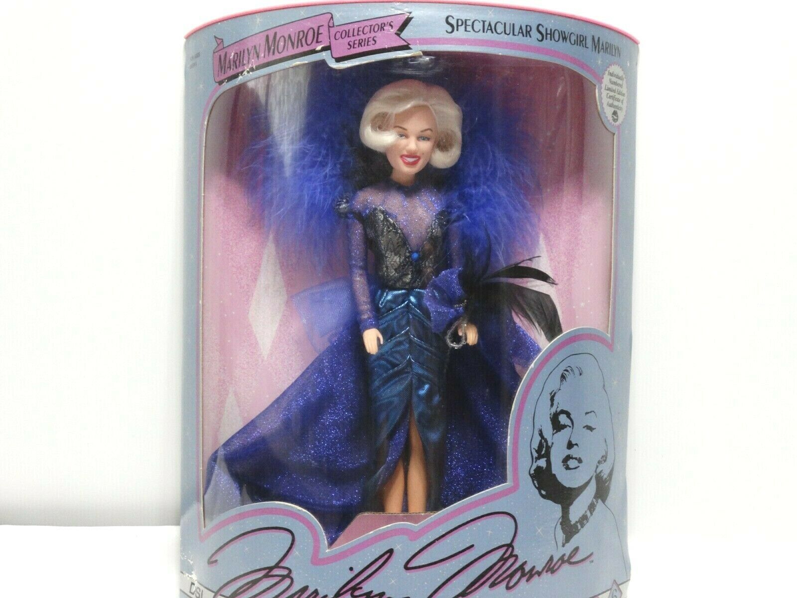 1993 Marilyn Monroe Spectacular Showgirl Doll #07409 W/coa New Nrfb