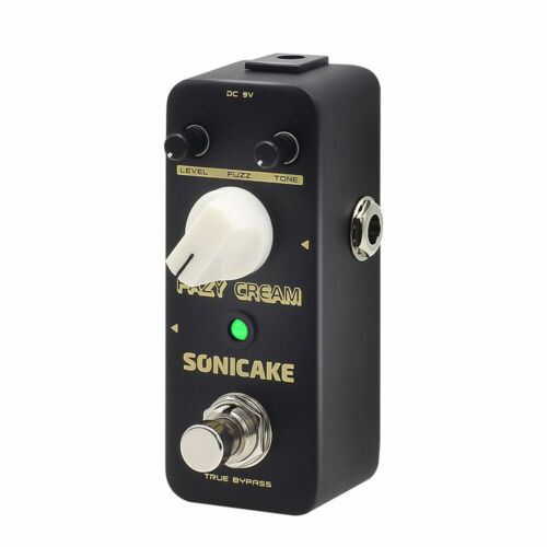 Sonicake Fazy Cream True Bypass Vintage Fuzz Guitar Effect Pedal Qss-17