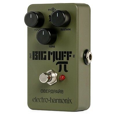 Electro-harmonix Ehx Green Russian Big Muff Pi Fuzz Guitar Effect Pedal Stompbox