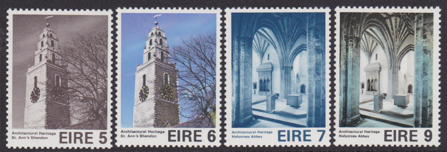 Ireland, Scott #376-379, Mnh, 1975 European Architecture Year - Complete