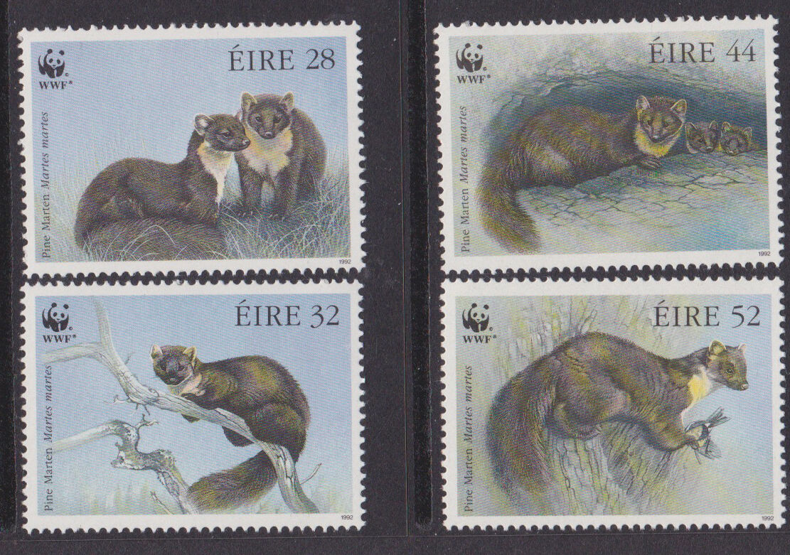 Ireland, Scott #868-871, Mnh, 1992 World Wildlife Fund - Complete
