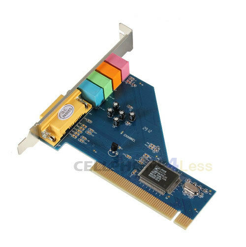 Pci Sound Card 4 Channel 8738 Chip 3d Audio Stereo