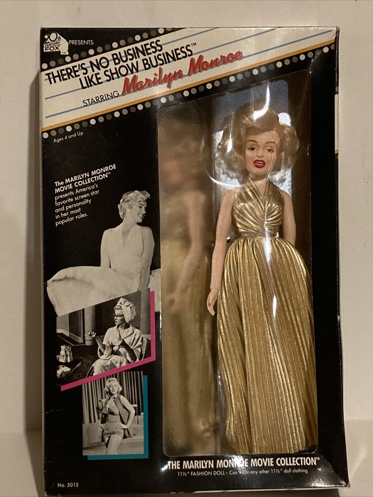 Vintage Marilyn Monroe No Biz Like Show Biz Doll No. 5015 20th Century Fox 1982